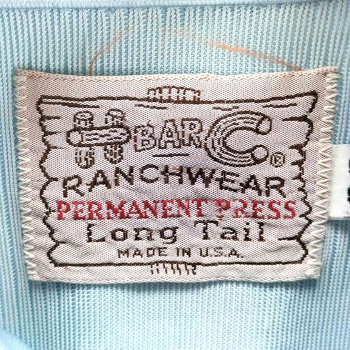 エイチバーシー H BAR C PERMANENT PRESS タグ LONG TAIL ウエスタン フリンジ シャツ レディース 30