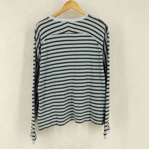 ジョンメイソンスミス JOHN MASON SMITH コットン クルーネック ボーダー 長袖 Tシャツ メンズ S