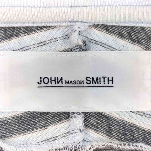 ジョンメイソンスミス JOHN MASON SMITH コットン クルーネック ボーダー 長袖 Tシャツ メンズ S
