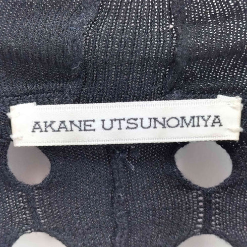アカネウツノミヤ AKANE UTSUNOMIYA 穴あきタートルニット レディース JPN:36