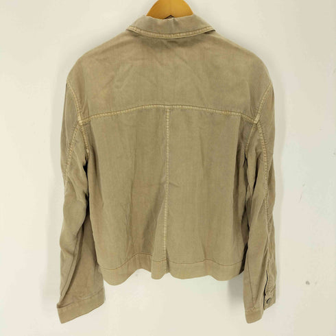 ギャップ Gap テンセル シャツジャケット レディース L