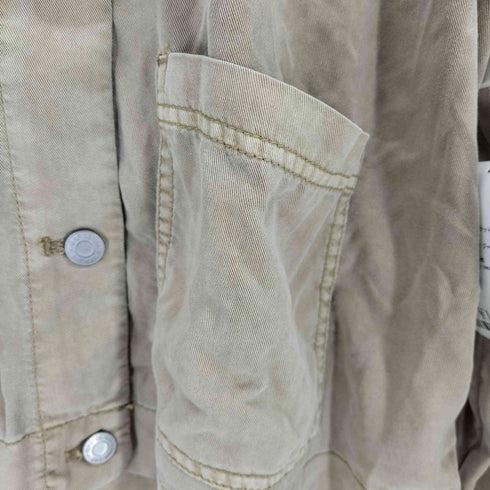 ギャップ Gap テンセル シャツジャケット レディース L