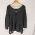 メゾンミハラヤスヒロ Maison MIHARA YASUHIRO ダメージ加工 アルパカ混 ニット レディース JPN:M