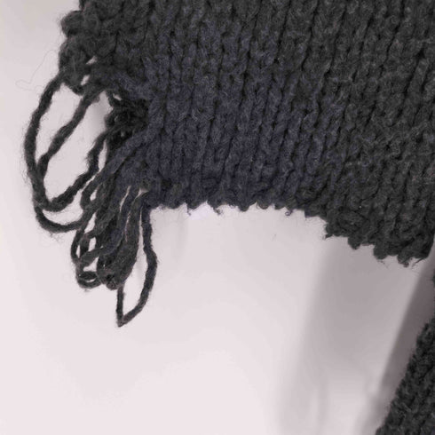 メゾンミハラヤスヒロ Maison MIHARA YASUHIRO ダメージ加工 アルパカ混 ニット レディース JPN:M
