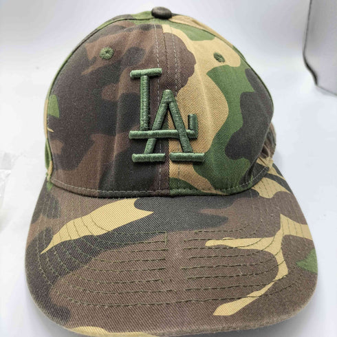 ニューエラ NEW ERA チームロゴ カモ 6パネル ベースボールキャップ メンズ 7 3/4