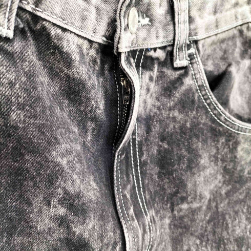 ザラ ZARA アシッドウォッシュ カーゴデニムパンツ メンズ EUR:42-44