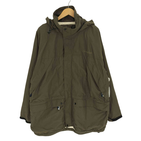サウスポール SOUTHPOLE 00S ポリ フーデット ハンティング ジャケット メンズ XXL