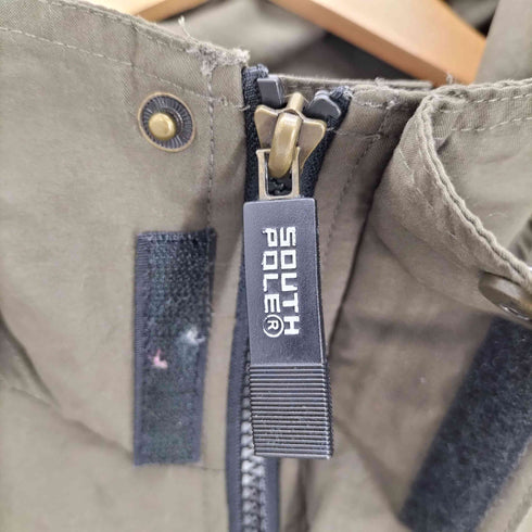 サウスポール SOUTHPOLE 00S ポリ フーデット ハンティング ジャケット メンズ XXL