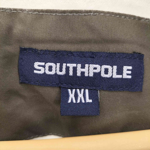 サウスポール SOUTHPOLE 00S ポリ フーデット ハンティング ジャケット メンズ XXL