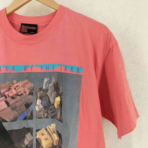 90S HOLOUBEK ホロベック アートプリント 半袖 Tシャツ メンズ L