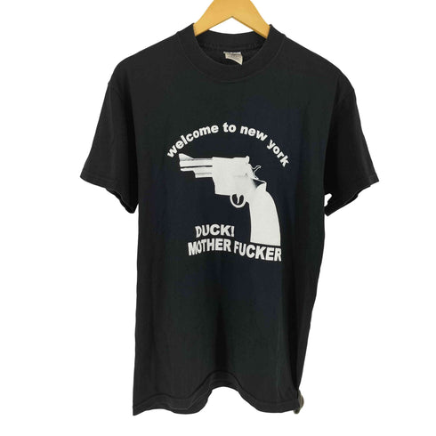 ジャージーズ JERZEES 半袖 メッセージ プリント DUCK MOTHER FUCKER Tシャツ メンズ M