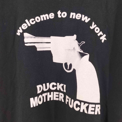 ジャージーズ JERZEES 半袖 メッセージ プリント DUCK MOTHER FUCKER Tシャツ メンズ M