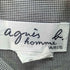 アニエスベーオム Agnes b.homme チェック 長袖 コットン ボタンダウンシャツ メンズ