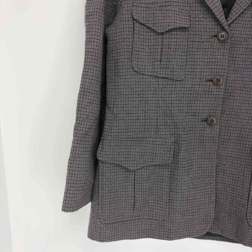 harve benard エルボーパッチ ウールハンティングジャケット レディース US:10