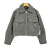 ザラ ZARA クロップド ブークレー ジップジャケット レディース import:S