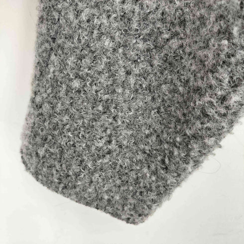 ザラ ZARA クロップド ブークレー ジップジャケット レディース import:S