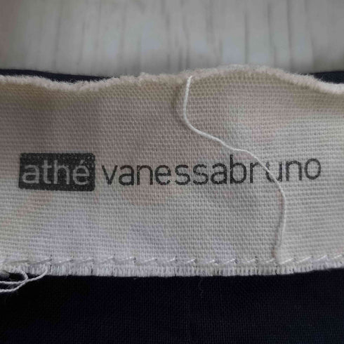 アテヴァネッサブリューノ athe vanessabruno ギャザー ジップアップ コクーンジャケット レディース