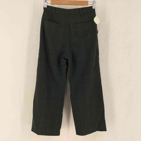 マッキントッシュロンドン Mackintosh LONDON ウール レーヨン混 チェック スラックス レディース 36