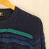 ピーエスポールスミス PS Paul Smith 総柄 ポンポン フリンジ ニット セーター レディース M