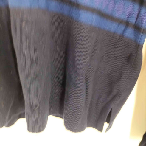 ピーエスポールスミス PS Paul Smith 総柄 ポンポン フリンジ ニット セーター レディース M
