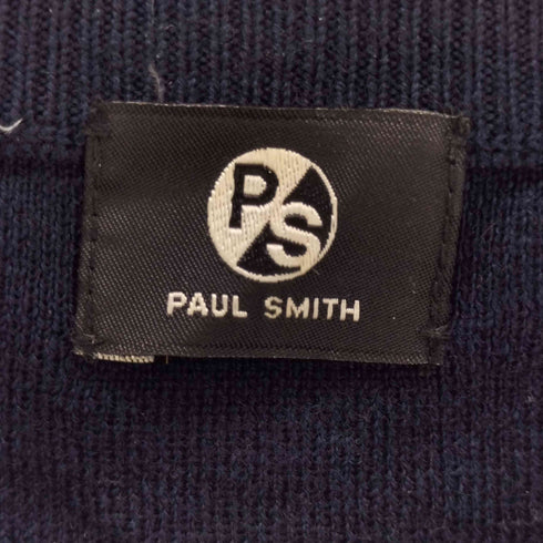 ピーエスポールスミス PS Paul Smith 総柄 ポンポン フリンジ ニット セーター レディース M