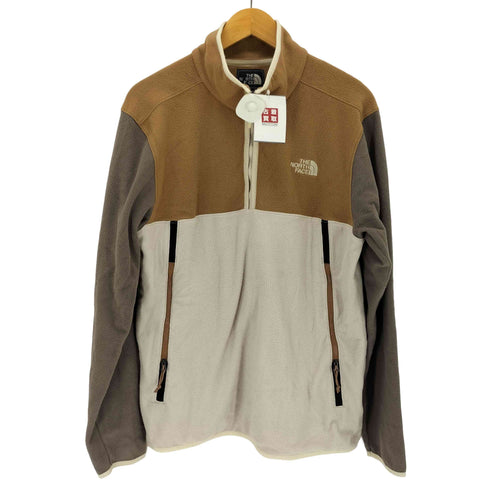 ザノースフェイス THE NORTH FACE マルチカラー 切替 ハーフジップ フリースプルオーバー メンズ M
