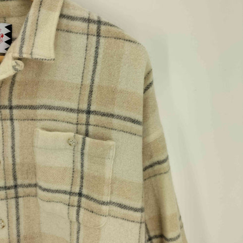 サノバチーズ SON OF THE CHEESE Long flannel shirts ロング フランネル シャツ メンズ