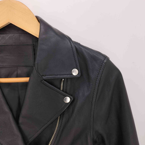 グリーンレーベルリラクシング GREEN LABEL RELAXING KC SHEEP LEATHER レザー ダブルライダースジャケット レディース JPN:38