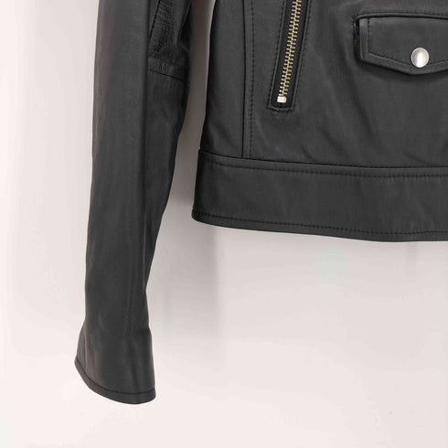グリーンレーベルリラクシング GREEN LABEL RELAXING KC SHEEP LEATHER レザー ダブルライダースジャケット レディース JPN:38