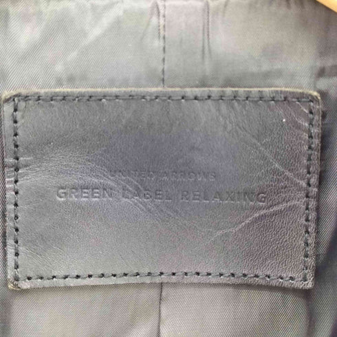 グリーンレーベルリラクシング GREEN LABEL RELAXING KC SHEEP LEATHER レザー ダブルライダースジャケット レディース JPN:38