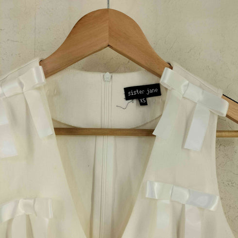 シスタージェーン SISTER JANE Bloom Bow Midi Dress ブルーム ボウ ミディ ドレス レディース XS