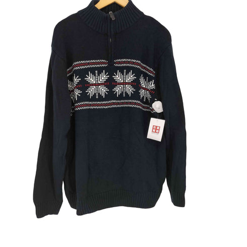 チャップス CHAPS ノルディック ハーフジップセーター メンズ JPN:XL