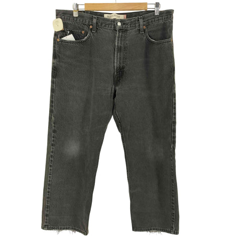 リーバイス Levis 00s メキシコ製 ボタンフライ ブラックデニムパンツ ボタン裏322M刻印 メンズ W38L30