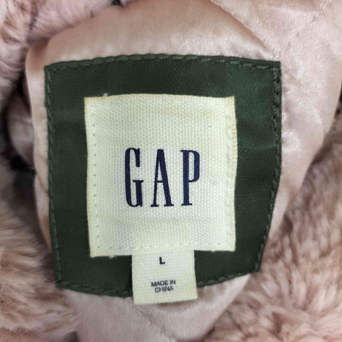 ギャップ Gap FUR LINED BOMBER JACKET ファーライナー ボンバージャケット レディース L