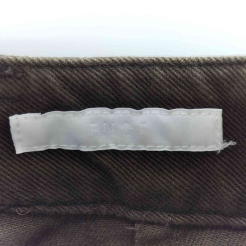 ENOF イナフ cotton flared work pants コットンフレアワークパンツ レディース 1