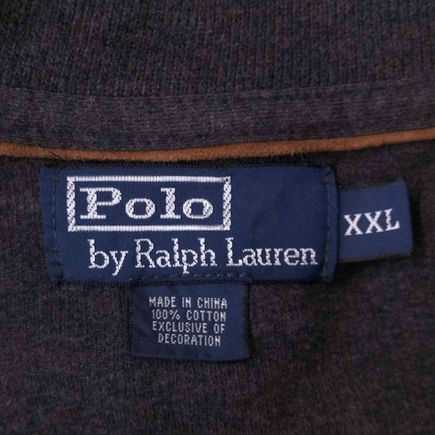 ポロバイラルフローレン Polo by RALPH LAUREN 90S スモールポニー刺繍 ハーフジップニット メンズ JPN:XXL