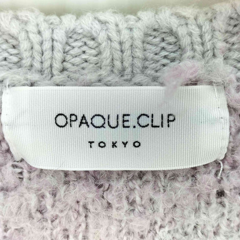 オペークドットクリップ OPAQUE.CLIP ループヤーンニットベスト レディース FREE