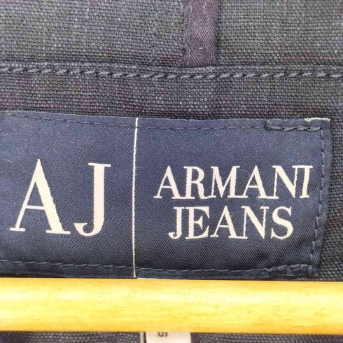 アルマーニジーンズ ARMANI JEANS イタリア製 3Bリネンテーラードジャケット メンズ EUR:46