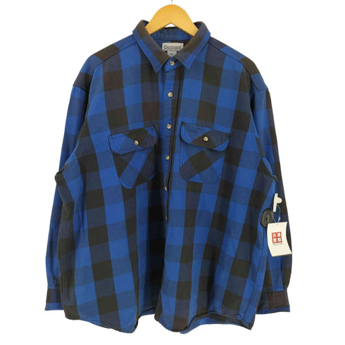 カーハート Carhartt 90S メキシコ製 バッファローチェック ヘビーネルシャツ メンズ 2XL