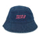 サウナボーイ サウナボーイ BIGWAVE COLLECTIVE GIRL LOGO BUCKET HAT ガールロゴ バケットハット レディース