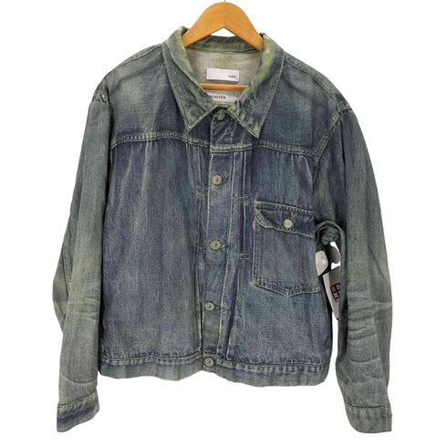 TOLQ トルク Trompe loeil Denim Jacket フェイクデニム加工ジャケット メンズ 3