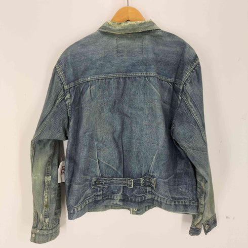 TOLQ トルク Trompe loeil Denim Jacket フェイクデニム加工ジャケット メンズ 3