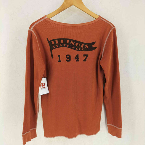 ラッセルアスレチック RUSSELL ATHLETIC 復刻 金タグ プリント サーマル カットソー メンズ M