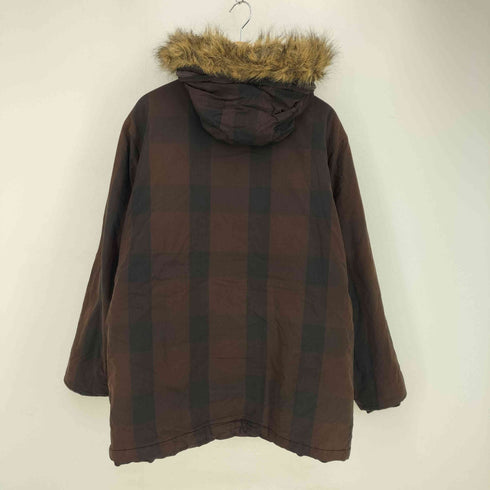 ウールリッチ WOOLRICH チェック ファーフード 中綿ジャケット メンズ import:L