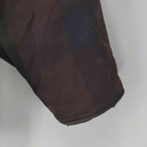 ウールリッチ WOOLRICH チェック ファーフード 中綿ジャケット メンズ import:L