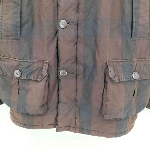 ウールリッチ WOOLRICH チェック ファーフード 中綿ジャケット メンズ import:L