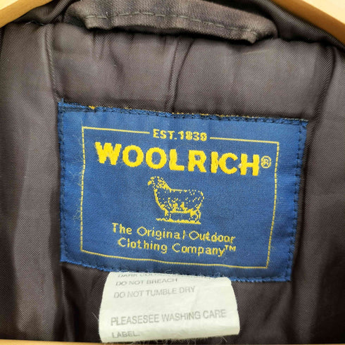 ウールリッチ WOOLRICH チェック ファーフード 中綿ジャケット メンズ import:L