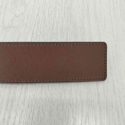 コーチ COACH ロゴバックル リバーシブルレザーベルト メンズ