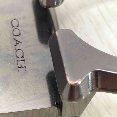 コーチ COACH ロゴバックル リバーシブルレザーベルト メンズ