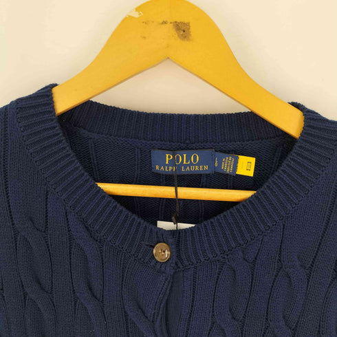 ポロラルフローレン POLO RALPH LAUREN ケーブル ニット カーディガン レディース import:L